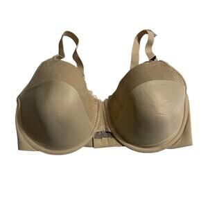 Bali Passion For Comfort Back Smoothing Underwire Bra DF0082 Latte Lace 38DD